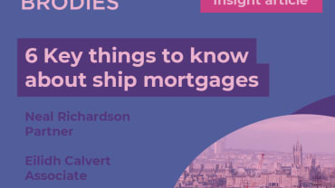 6 Key things to Know about ship mortgages